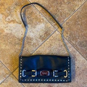 Michael Kors Black Evening Clutch with strap